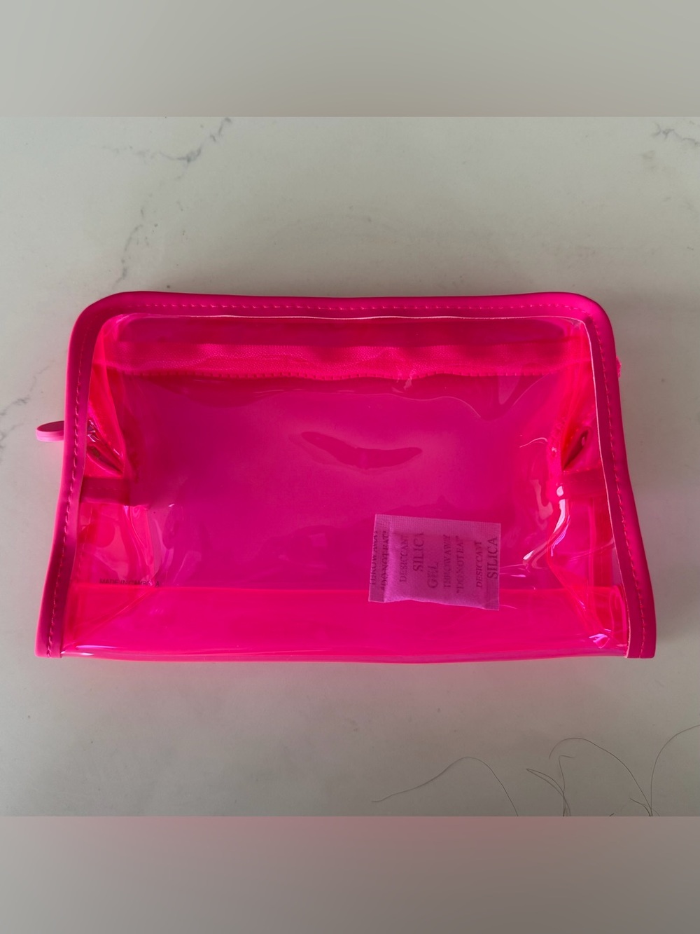Clear Pink Travel Toiletry Bag - Women Bath & Body